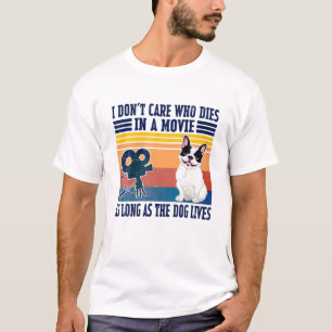 Männer, solange der Hund lebt Frenchie Funny Dog L T-Shirt