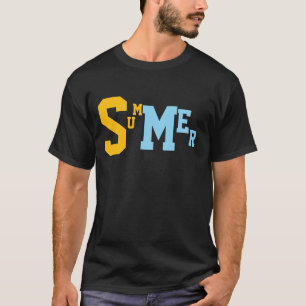 Männer Sommer Vibes Grafik T-Shirt Minimalistische
