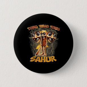 Männer Spaß Tung Tung Tung Sahur Funny Meme Es Button