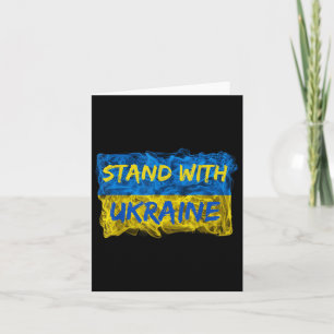 Männer stehen mit der Ukraine, ukrainische Flagge, Karte