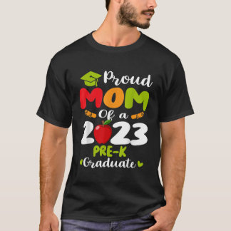Männer stolz Mama von 2023 Müttern vor dem Schulab T-Shirt