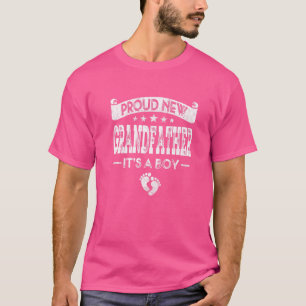 Männer Stolz Neuer Großvater Es Ist Ein Junge Gesc T-Shirt