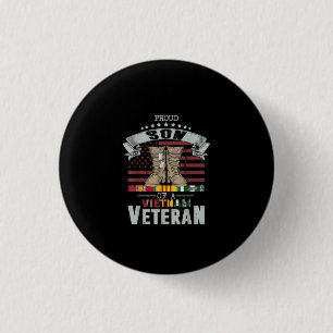 Männer stolz Sohn eines vietnamesischen Veteran Ve Button