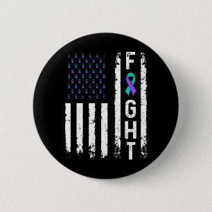 Männer-Suizidpräventionsflagge Kampf gegen psychis Button