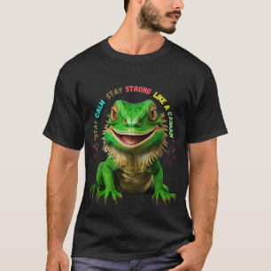 Männer-T - Shirt: Bleibe Ruhe, Bleibe stark, wie e T-Shirt