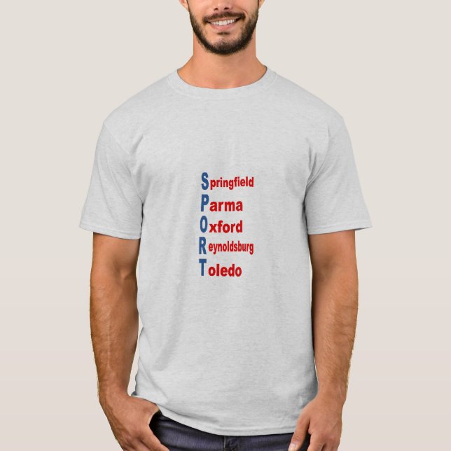 Männer-T-Shirt DESIGN SPORT OHIO T-Shirt (Vorderseite)