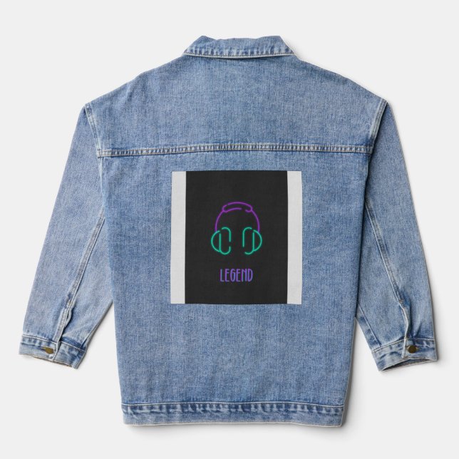 Männer T-Shirt  Jeansjacke (Rückseite)