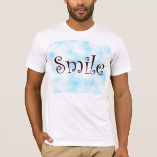 Männer-T - Shirt lächeln