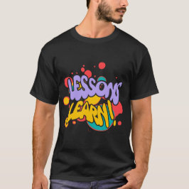 MÄNNER-T-SHIRTS MIT FARBSPLATTER LERNEN BASIC TEE