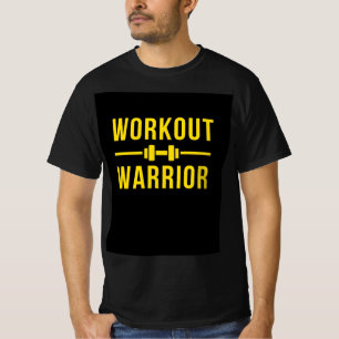 Männer trainieren Kriegerspezialist im Shirt