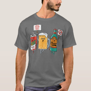 Männer trinken Bier lustig T-Shirt