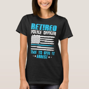 Männer übermüdeten Polizeibeamten Zeit, um sie fes T-Shirt
