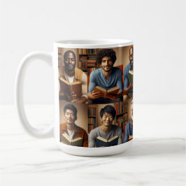 Männer und Buchclubs Kaffeetasse