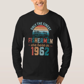 Männer und feinste Fischer sind 1962 im Vater der T-Shirt
