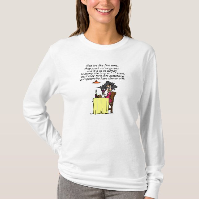 Männer und FIne Spaß T-Shirt (Vorderseite)