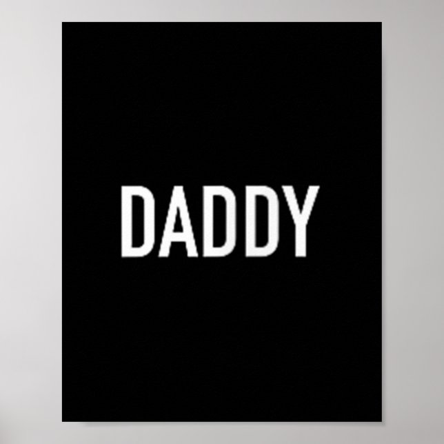 Männer und Frauen Daddy Funny für Väter Poster (Vorne)