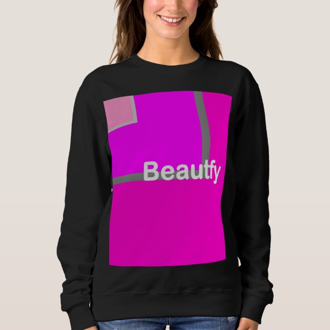 Männer und Frauen schön Sweatshirt (Vorderseite)