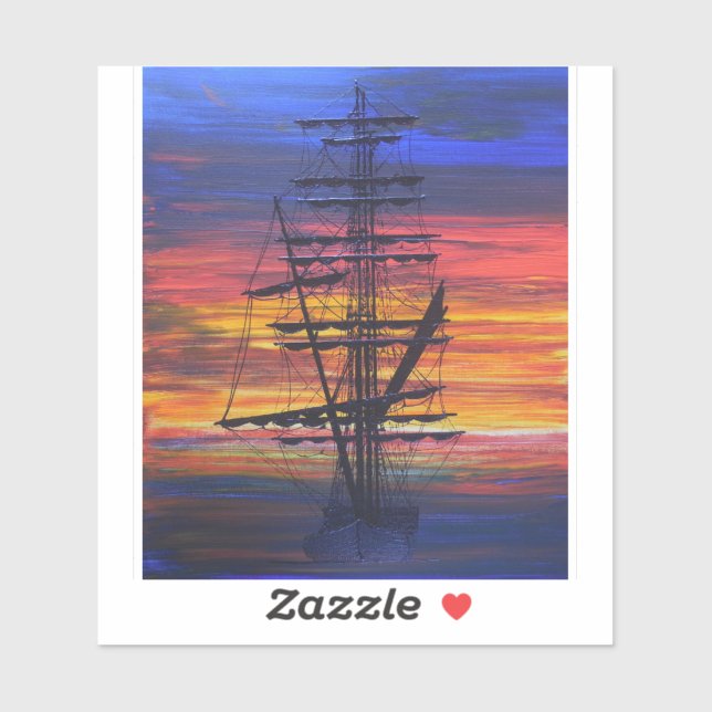 Männer und Pilger Aufkleber (Blatt)