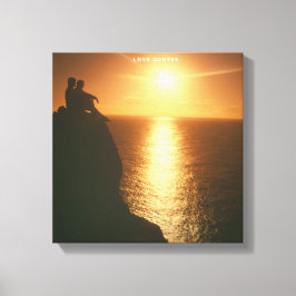 Männer und Sun Leinwand