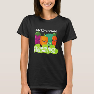 Männer und Veganes Gemüse haben Gefühle zu Gag V T-Shirt