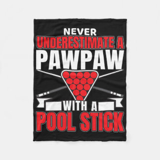 Männer unterschätzen nie eine Pawpaart mit einem P Fleecedecke