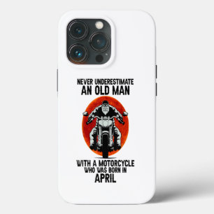 Männer unterschätzen nie einen alten Mann mit Moto Case-Mate iPhone Hülle