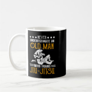 Männer Unterschätzen niemals einen Alten, der Jiu  Kaffeetasse