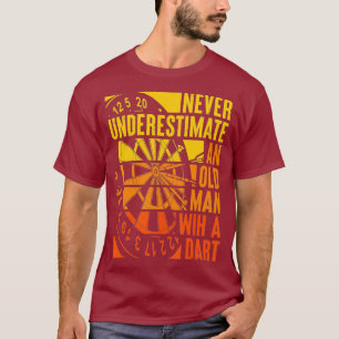 Männer Unterschätzen niemals einen alten Mann mit T-Shirt