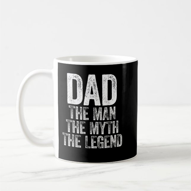 Männer Vater Der Mann, der Mythos, die Legende Kaffeetasse (Links)