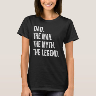 Männer Vater Der Mensch Der Mythos Der legendäre V T-Shirt
