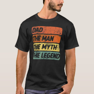 Männer Vater Der Mensch Der Mythos Der legendäre V T-Shirt