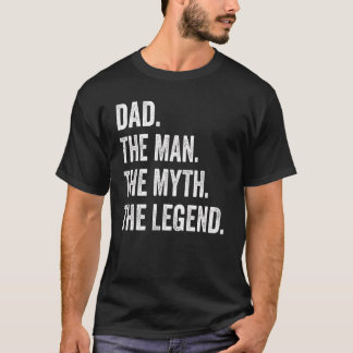 Männer Vater Der Mensch Der Mythos Der legendäre V T-Shirt
