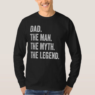 Männer Vater Der Mensch Der Mythos Der legendäre V T-Shirt
