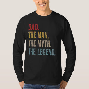 Männer Vater Der Mensch Der Mythos Der legendäre V T-Shirt
