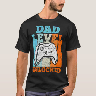 Männer Vater Ebene entsperrt Vater zu sein Papa 20 T-Shirt