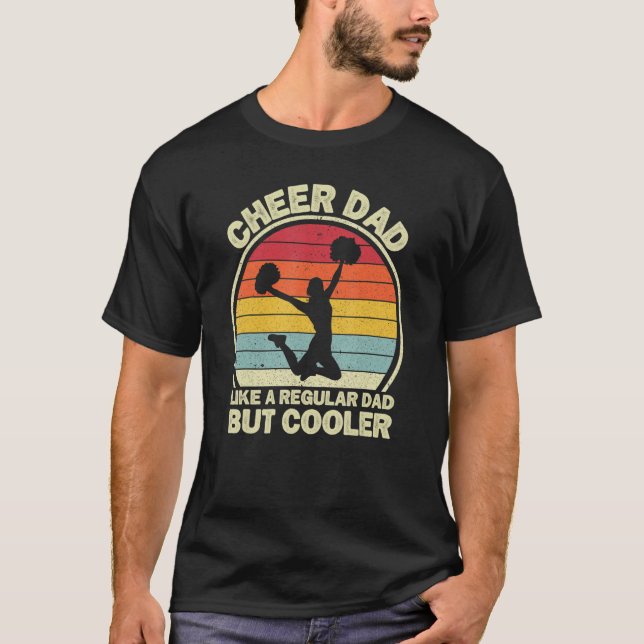 Männer Vater für Männer Cheerleader T-Shirt (Vorderseite)