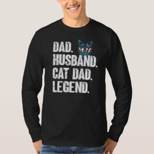 Männer Vater Handtasche Cat Vater Legend Niedlich T-Shirt