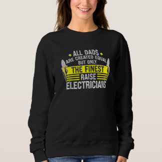 Männer Vater heben Elektro-Vater Sweatshirt