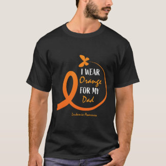 Männer Vater ich trage Orange für meinen Vater Leu T-Shirt