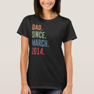 Männer Vater Seit März 2014 T-Shirt