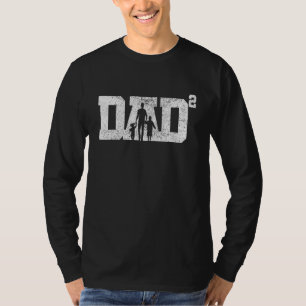 Männer Vater zum Power von 2 - Doppel Daddy 1 T-Shirt