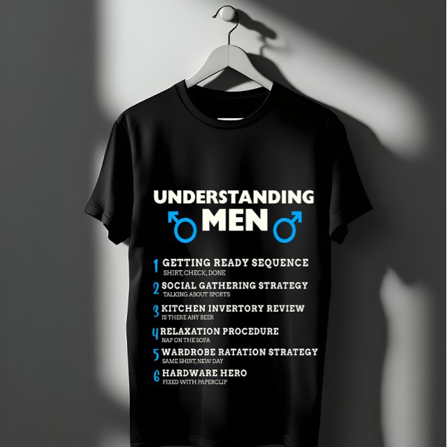 Männer verstehen T-Shirt (Von Creator hochgeladen)