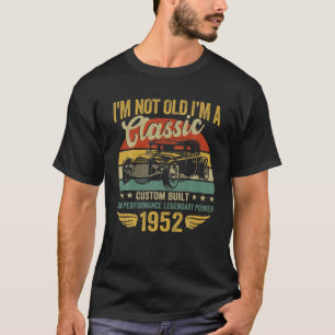 Männer Vintag 1952 Geburtstag Retro 70. Geburtstag T-Shirt