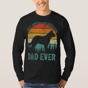 Männer Vintag Beste australische Rinder Hunde Vate T-Shirt