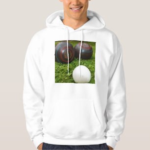 Männer Vintag Lawn Bowls Hoodie. Hoodie