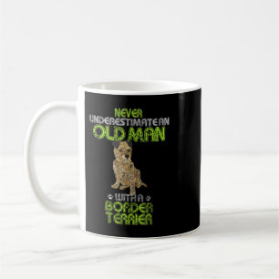 Männer Vintag unterschätzen nie einen alten Mann m Kaffeetasse