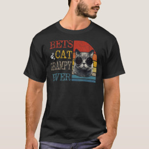Männer Vintage Bester Kater Grampy Aller Katzen Gr T-Shirt