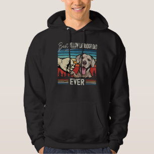 Männer Vintager bester gelber Labrador Vater Hund  Hoodie
