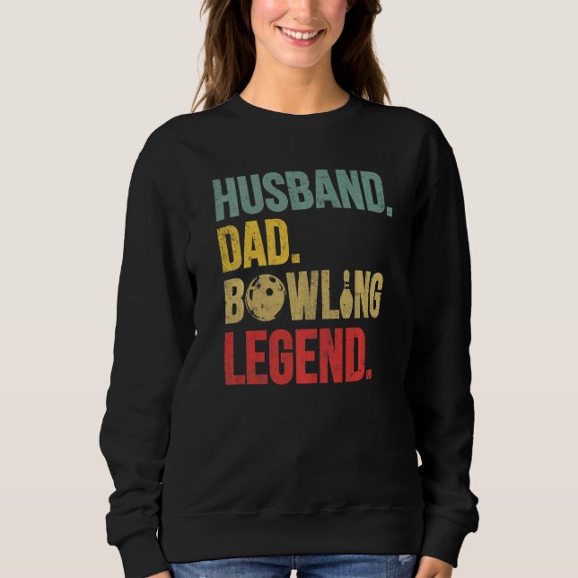 Männer Vintager Bowling für Bowling Ehemaliger Vat Sweatshirt (Vorderseite)