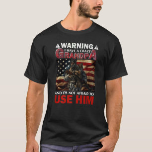 Männer warnen, ich habe einen verrückten Opa und i T-Shirt